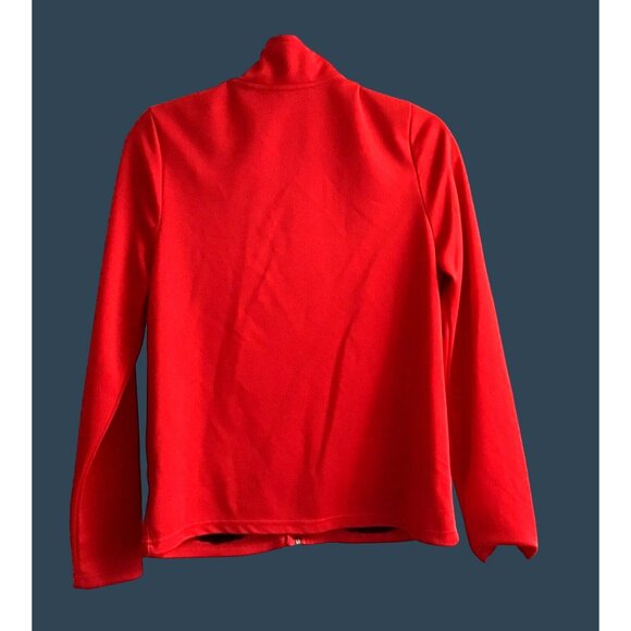 K. JORDAN- WOMENS RED FULL ZIP-UP POCKETS TRACK JACKET SIZE MEDIUM - Picture 2 of 6